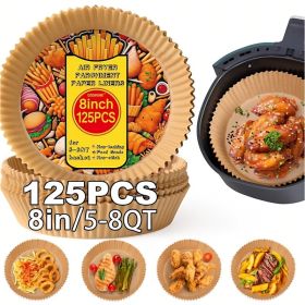 125 Pieces Of Air Fryer Baking Paper (Option: Style1)